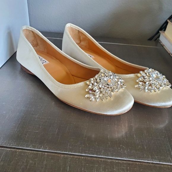 BADGLEY MISCHKA Pippa Ballet Flat Evening Shoe - Picture 4 of 7